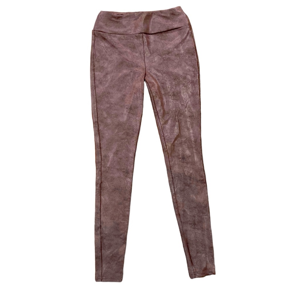 LuLaRoe LUXE Faux Leather Leggings Women’s XS Brown